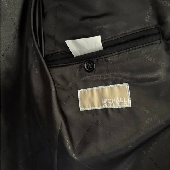 NWT Michael Kors Wool Cashmere Blend Overcoat Black 38R - Picture 6 of 7